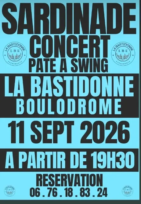 Sardinade et concert à La Bastidonne