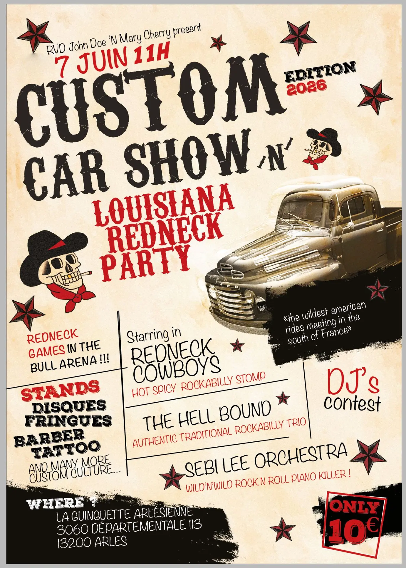 le Custom Car Show & Louisiana redneck party
