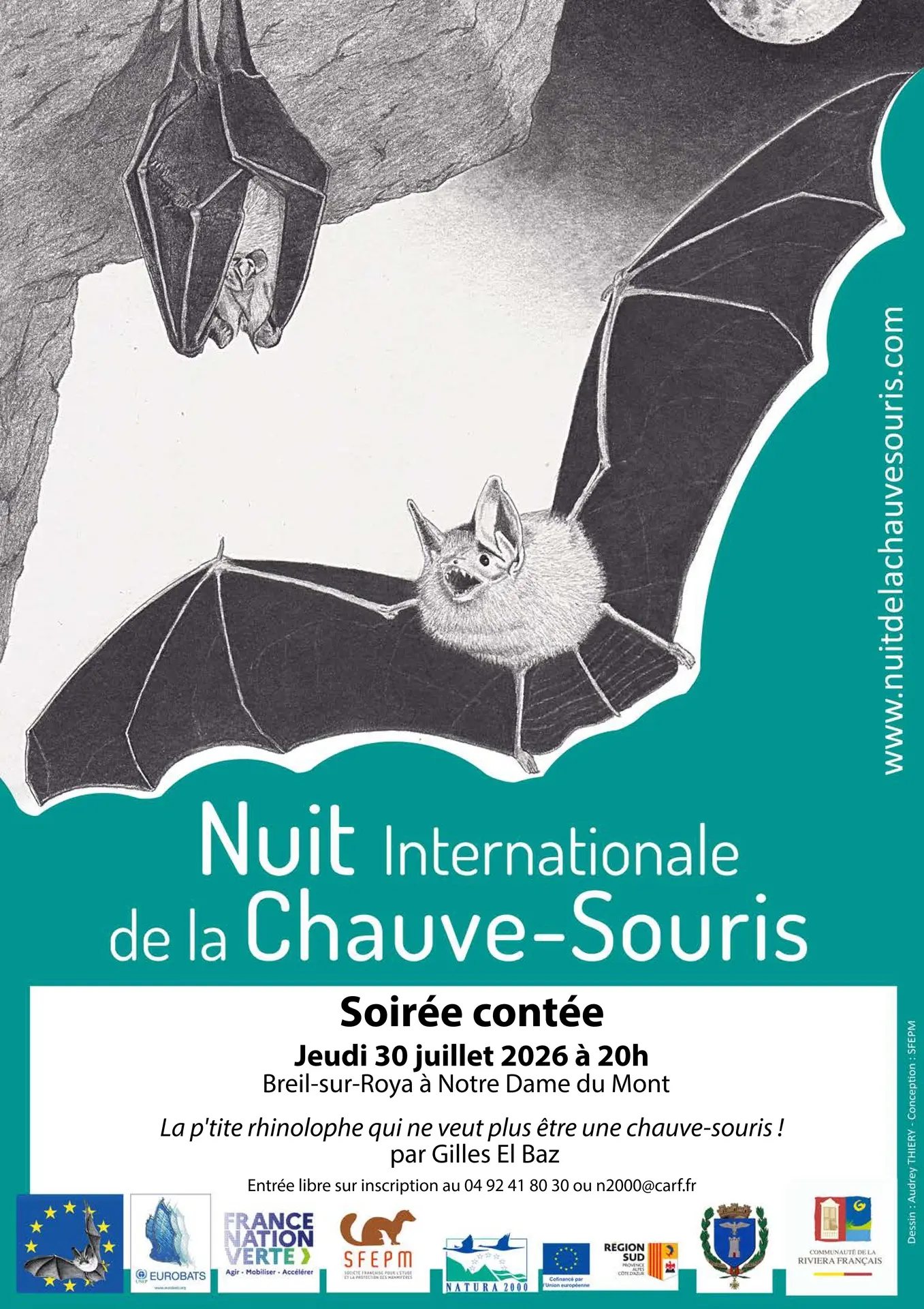 Nuit Internationale de la Chauve-Souris : Soirée Grands Rhinolophes