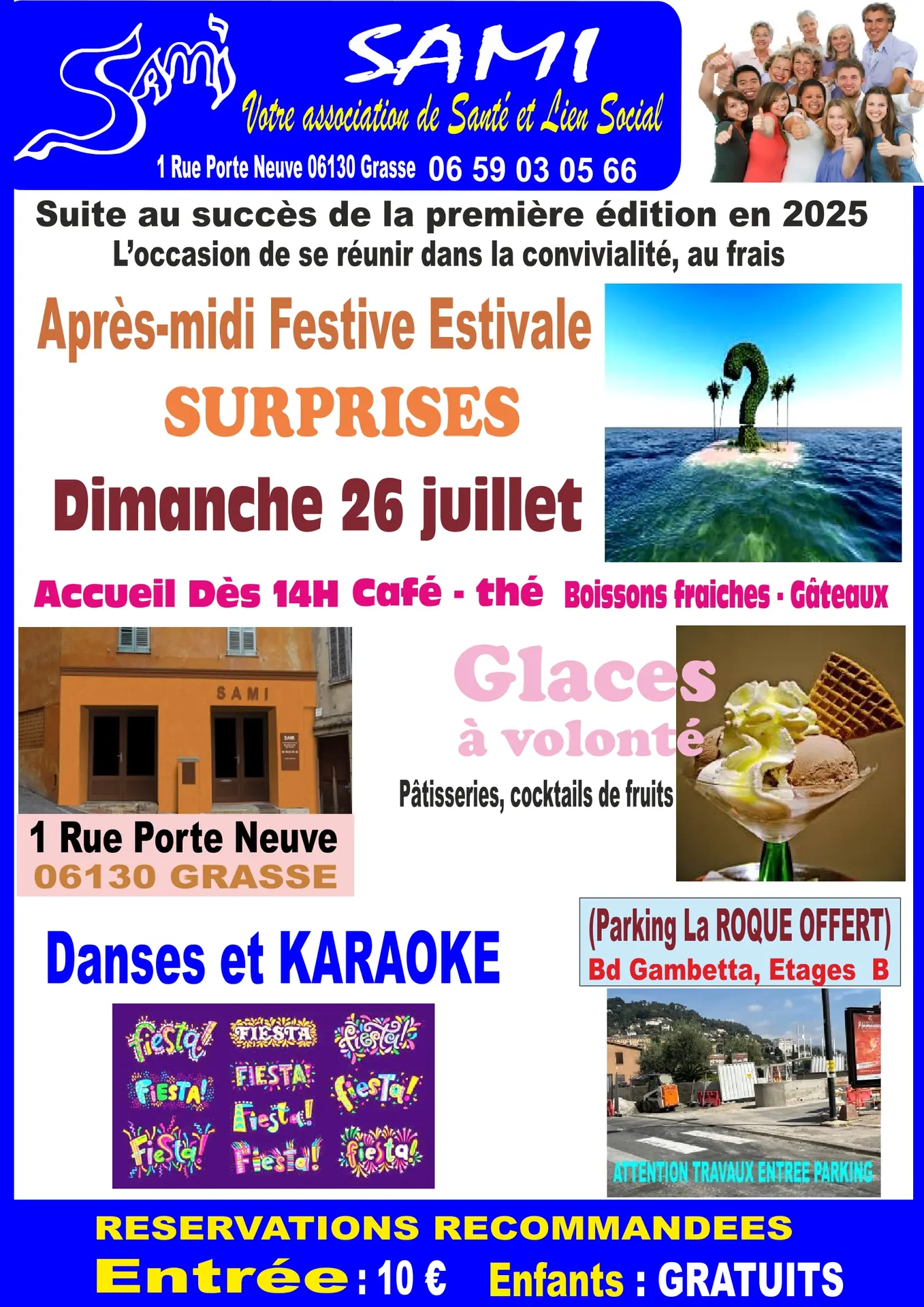 Après-midi festive estivale