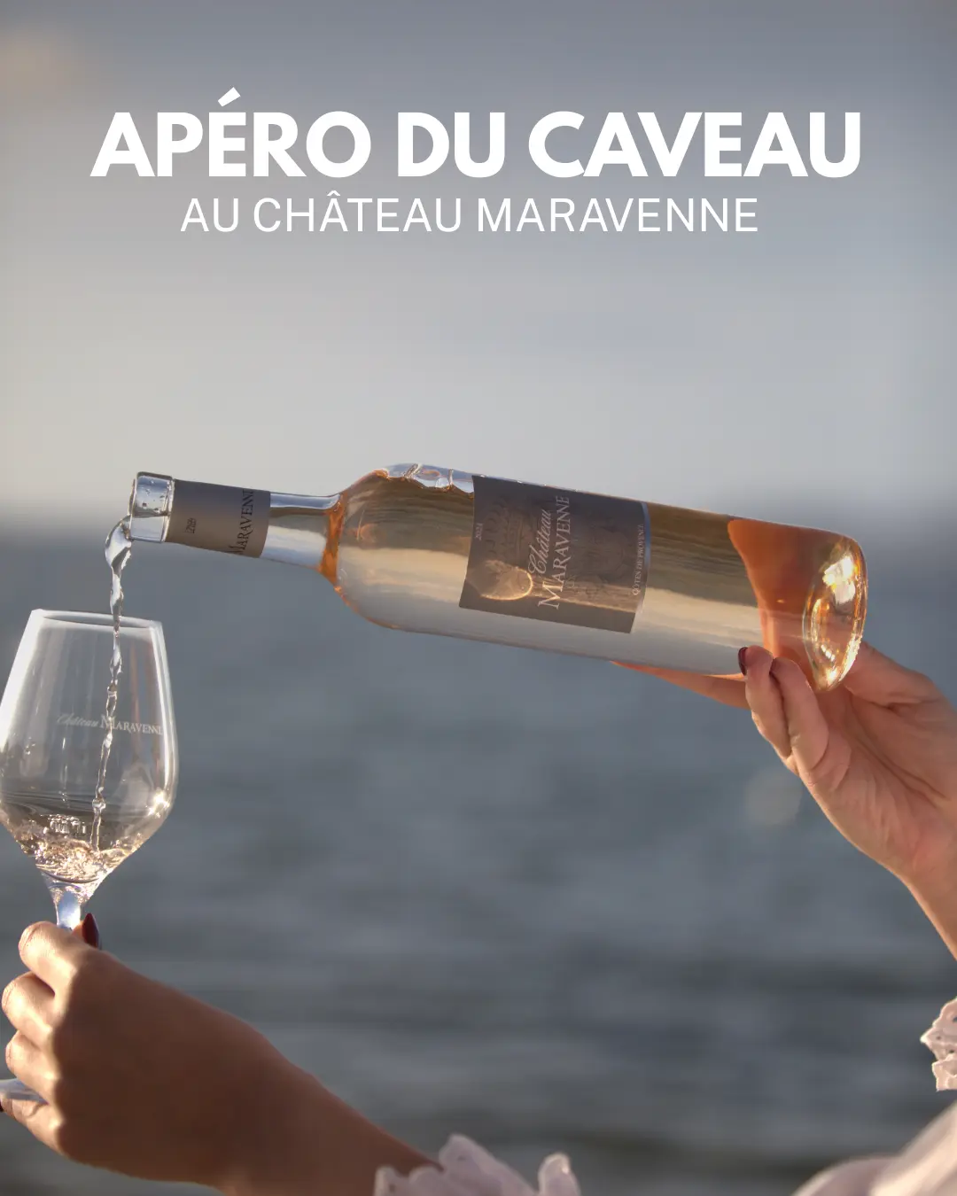 Apéro du caveau au Château Maravenne
