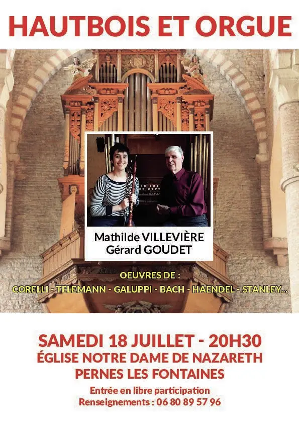 Concert : Hautbois et orgue