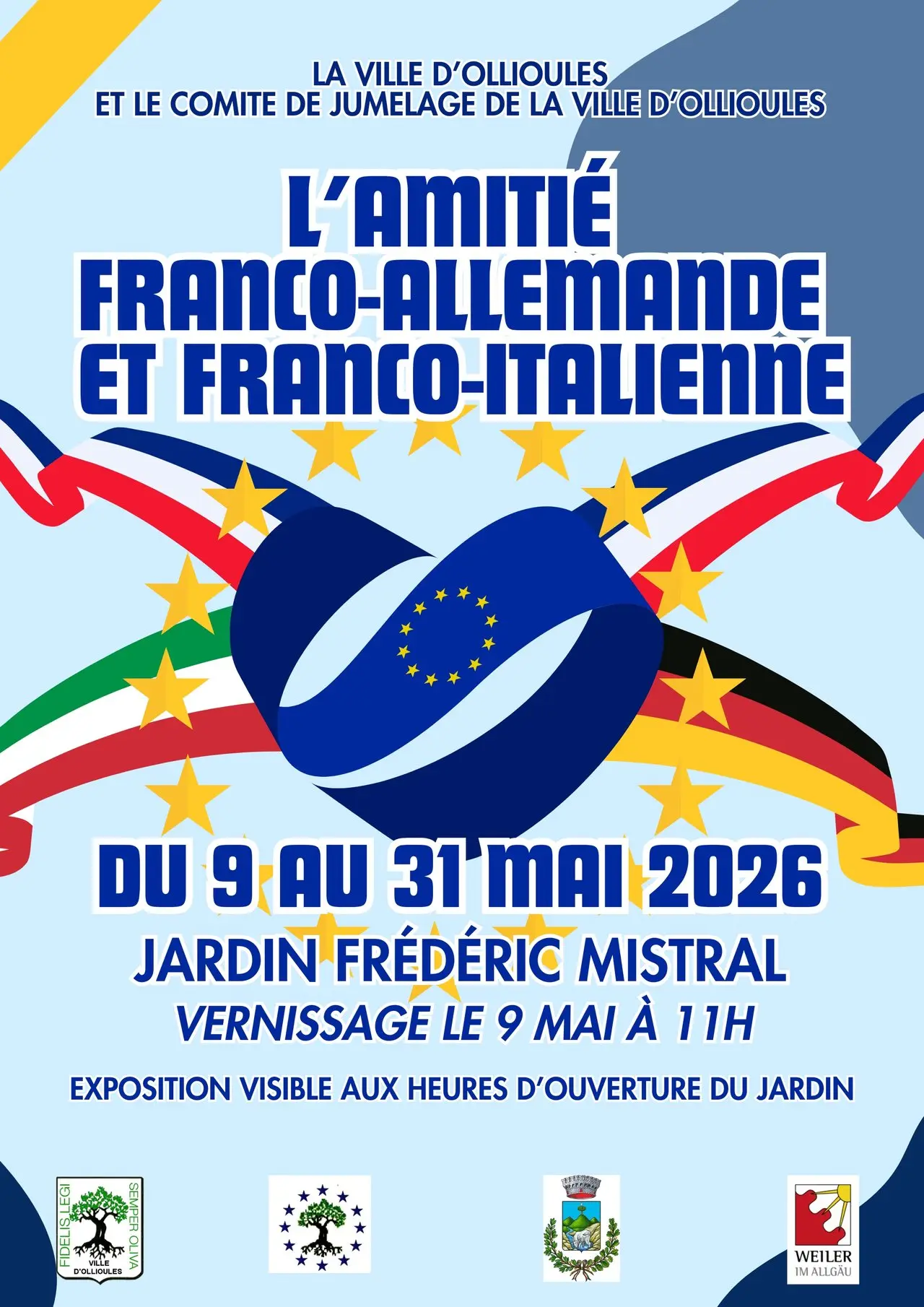 Exposition « L’amitié franco-allemande et franco-italienne »
