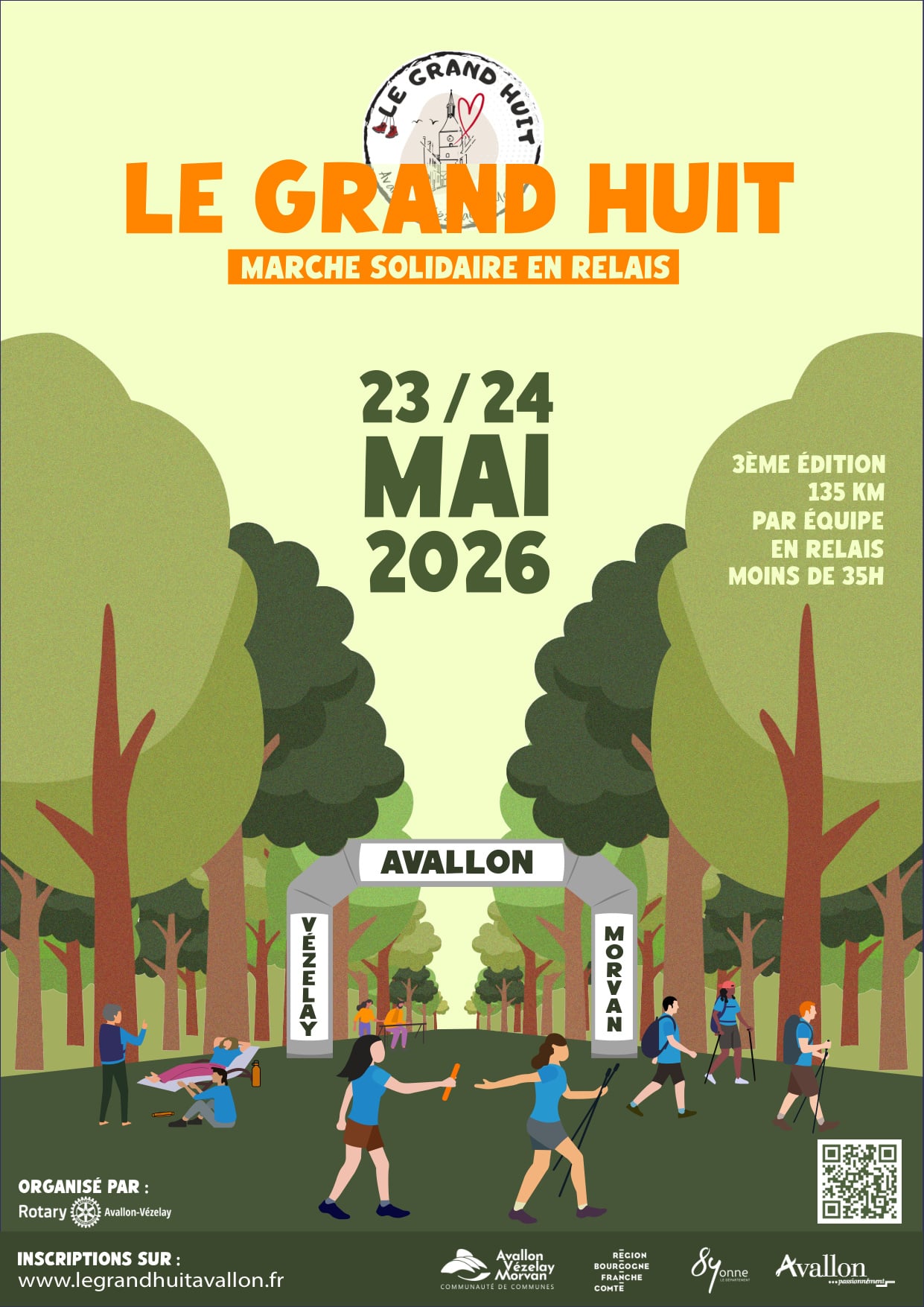 Le Grand Huit : Avallon Vézelay Morvan