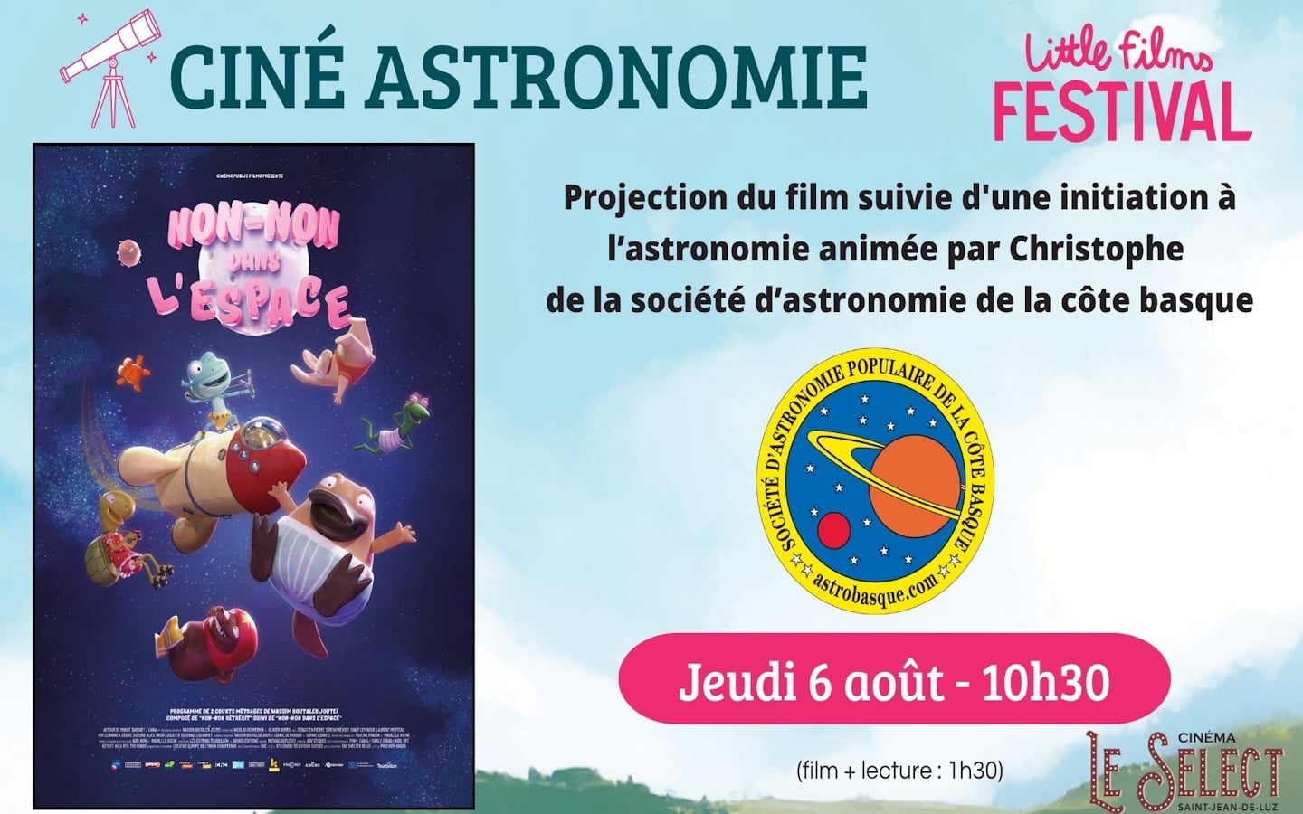 Little Films Festival: Ciné astronomie