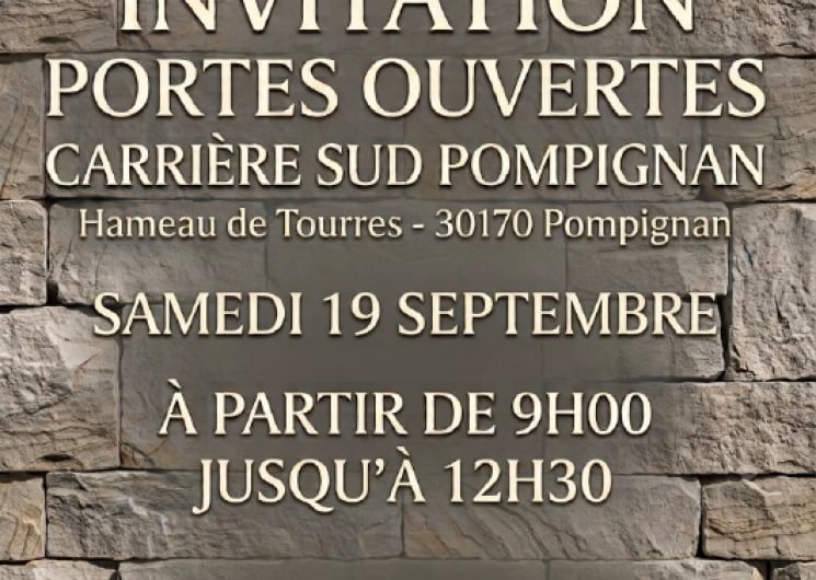 Portes Ouvertes – Carrière Sud Pompignan