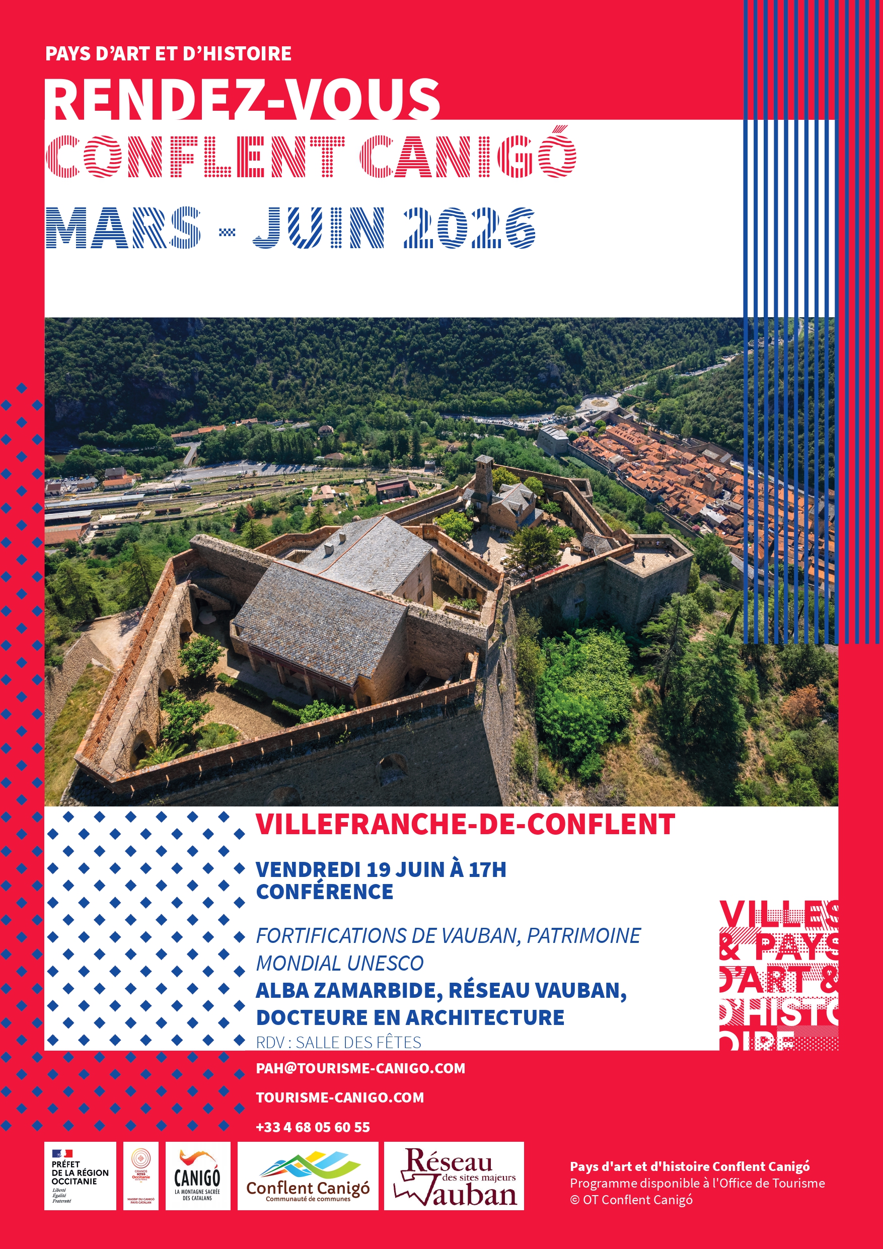 RENDEZ-VOUS PAYS D'ART ET D'HISTOIRE CONFÉRENCE - FORTIFICATIONS DE VAUBAN, PATRIMOINE MONDIAL DE L'UNESCO