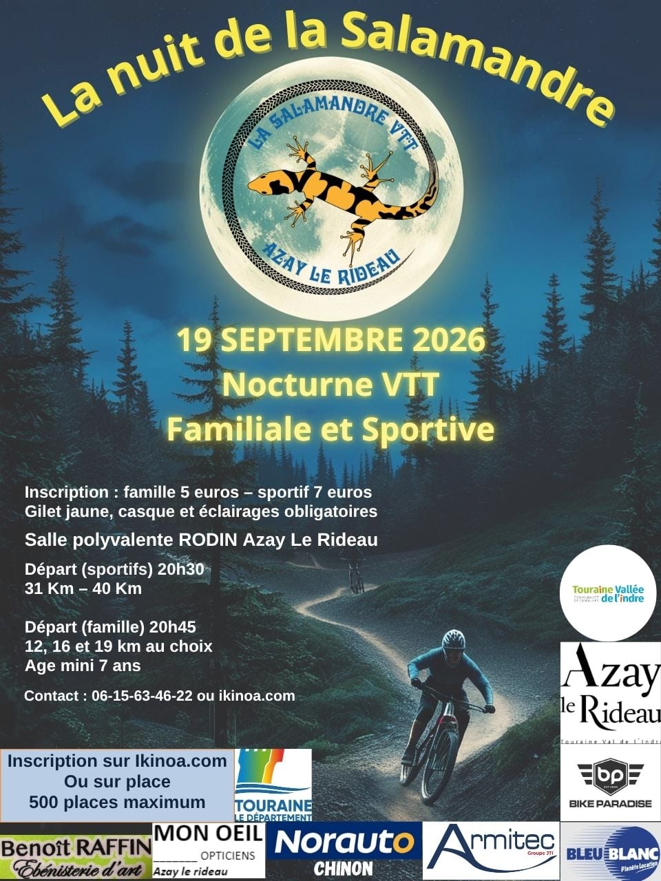 Nocturne VTT "La Nuit de la Salamandre"
