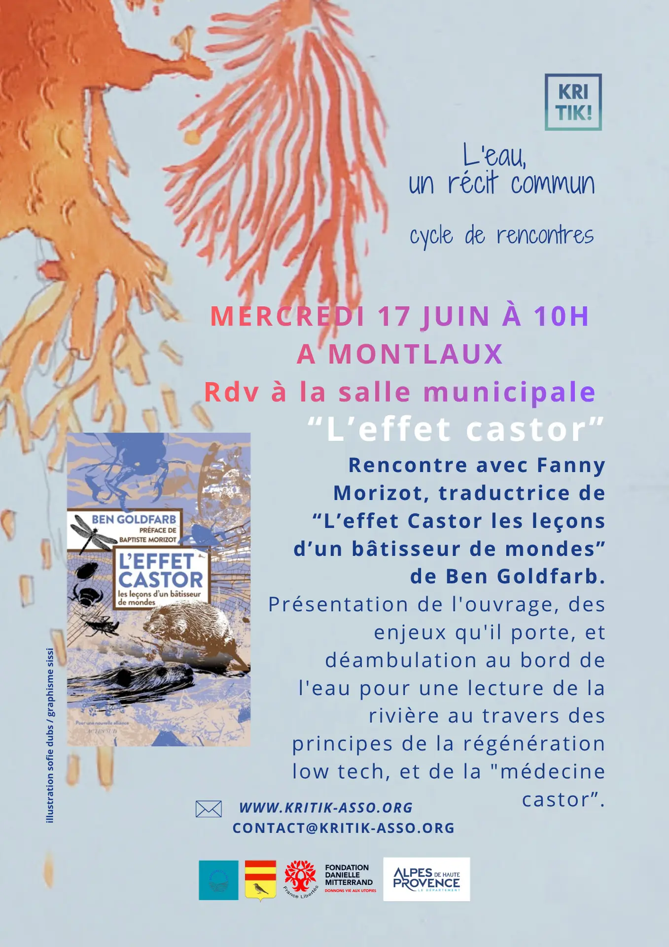 Cycle de rencontres " L'eau, un récit commun"