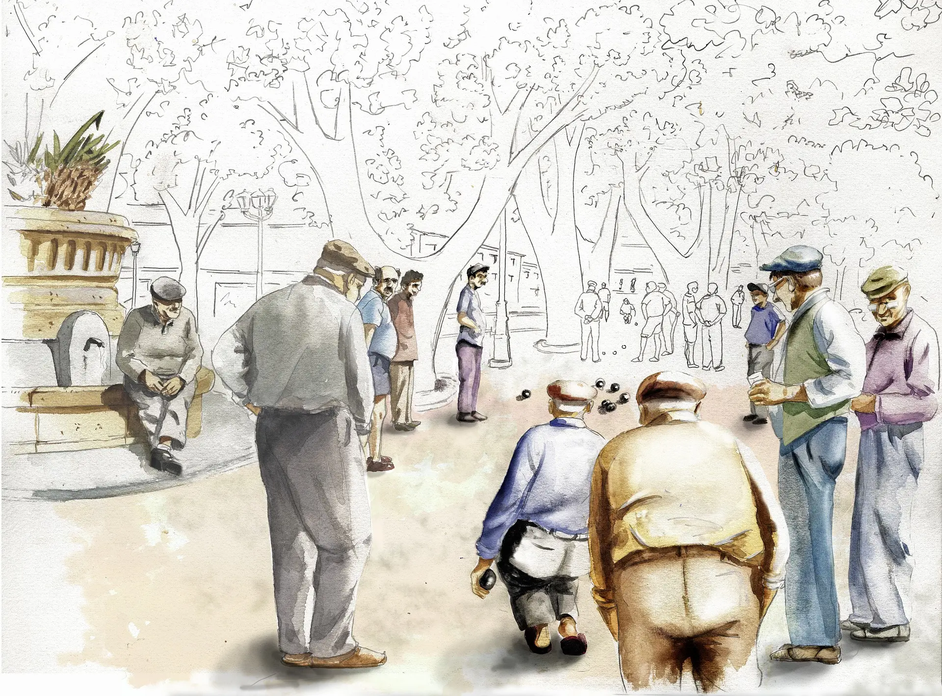 Concours de boules Aupsois : jeu provençal 3x3