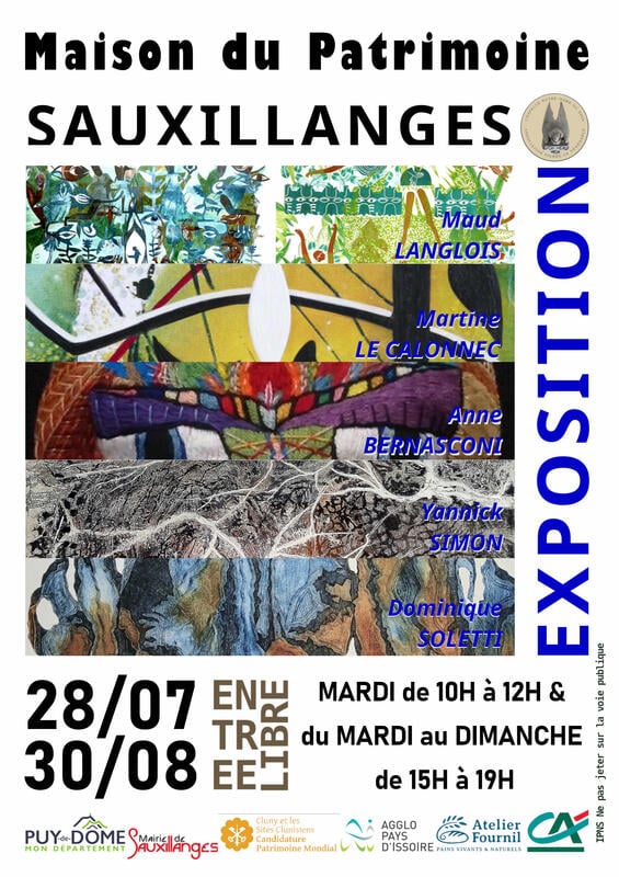 Exposition d'août à l'ancienne Chapelle du Prieuré spécial travaux de gravure