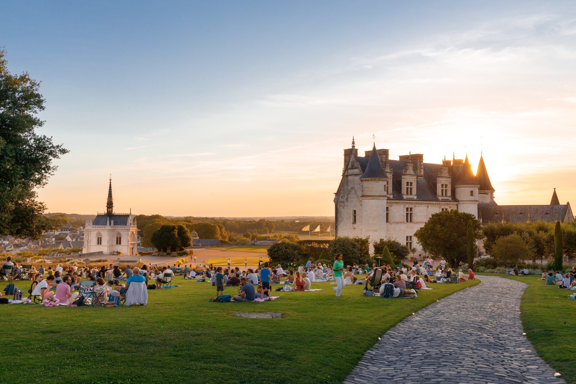 Pique-niques panoramiques au château royal d'Amboise