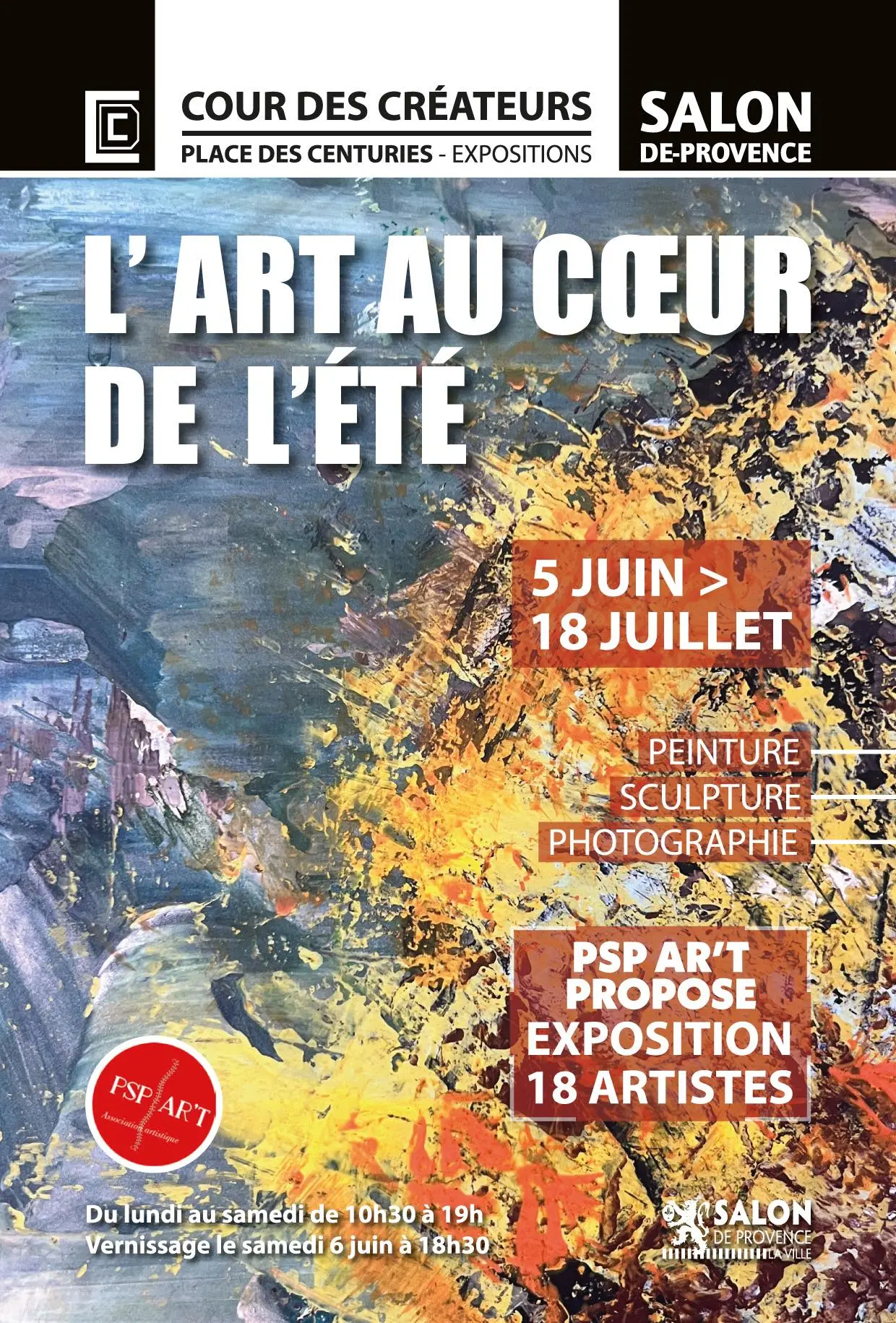 Exposition : PSP Ar't - L’Art au Cœur de l’été