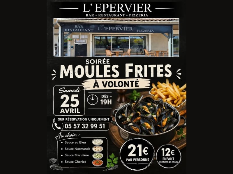 Soirée moules frites