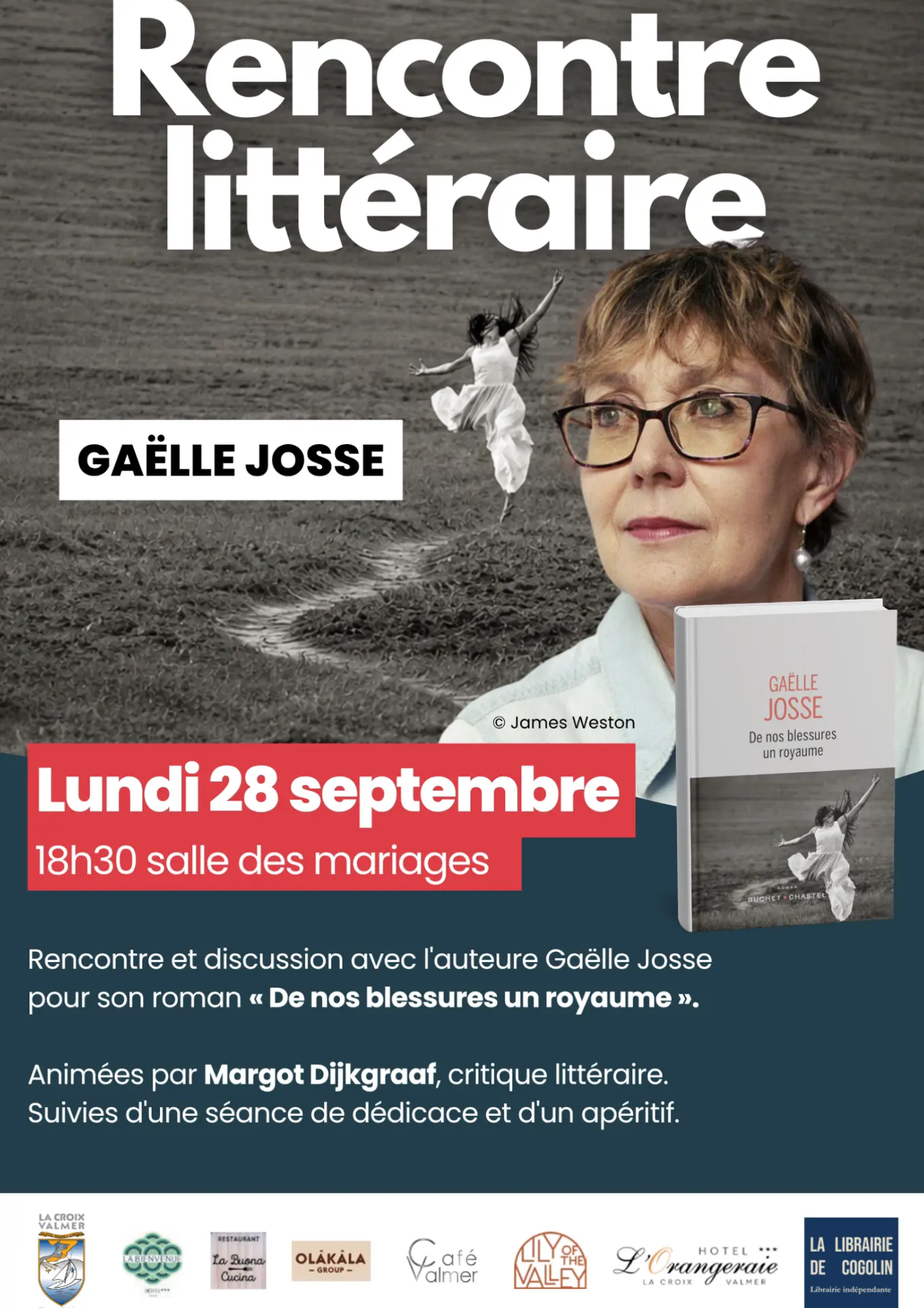 Rencontre littéraire : Gaëlle Josse