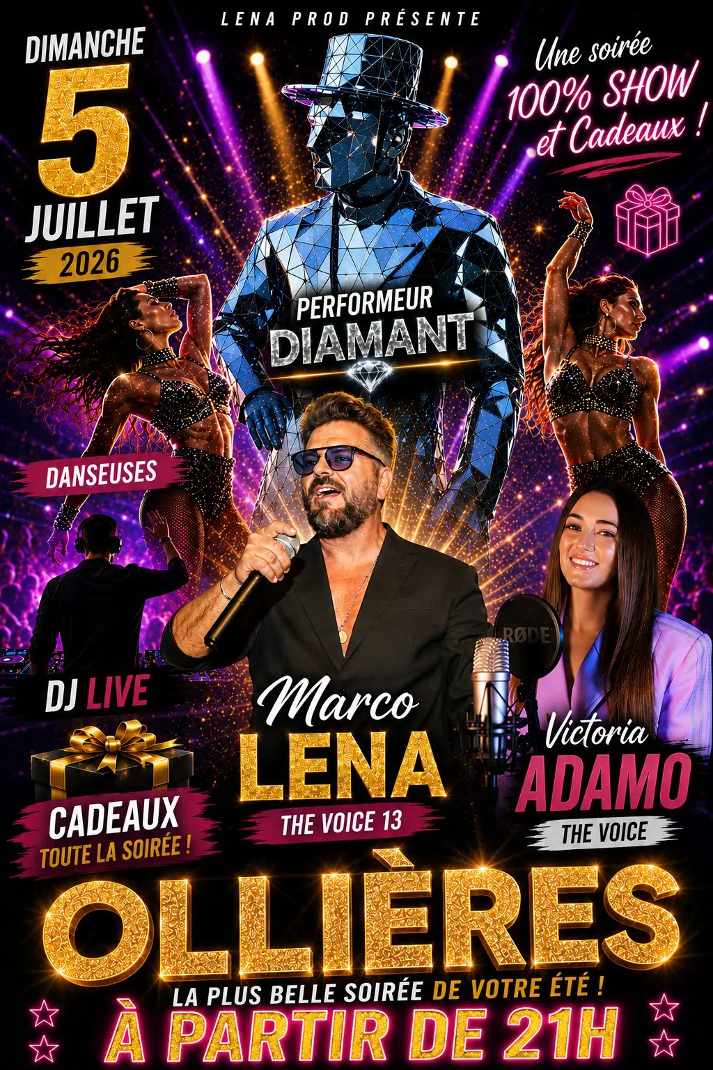 Spectacle musical : Marco Lena et Victoria Adamo