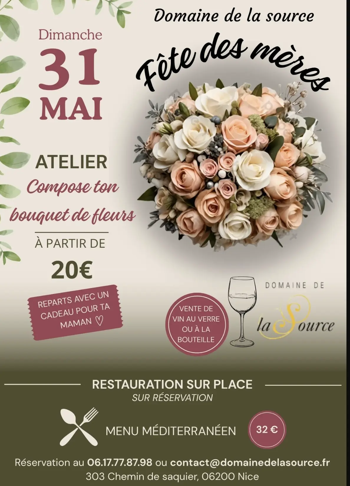 Fête des mères au domaine de la Source