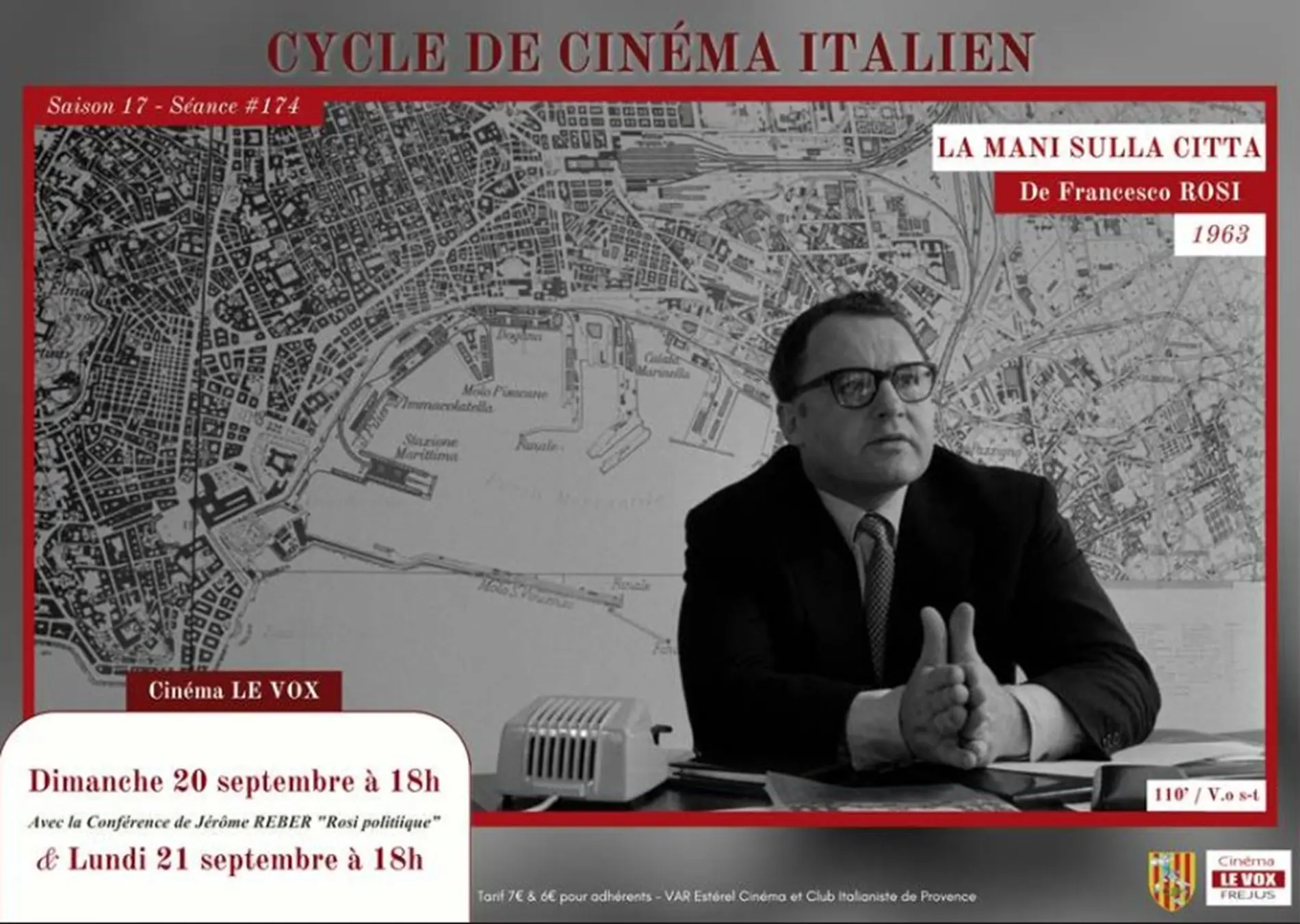 CYCLE DE CINEMA ITALIEN AU CINEMA LE VOX