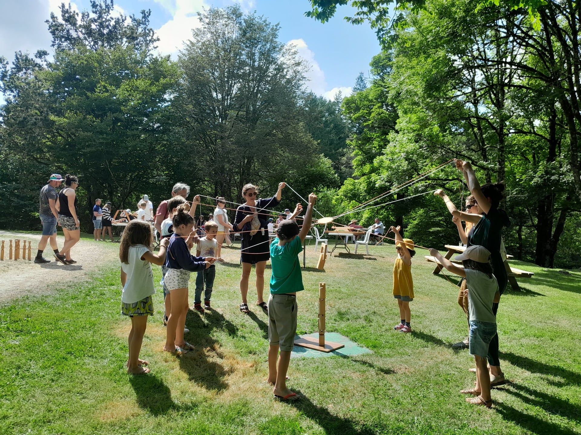 Domaine de Sédières : Jeux géants en bois