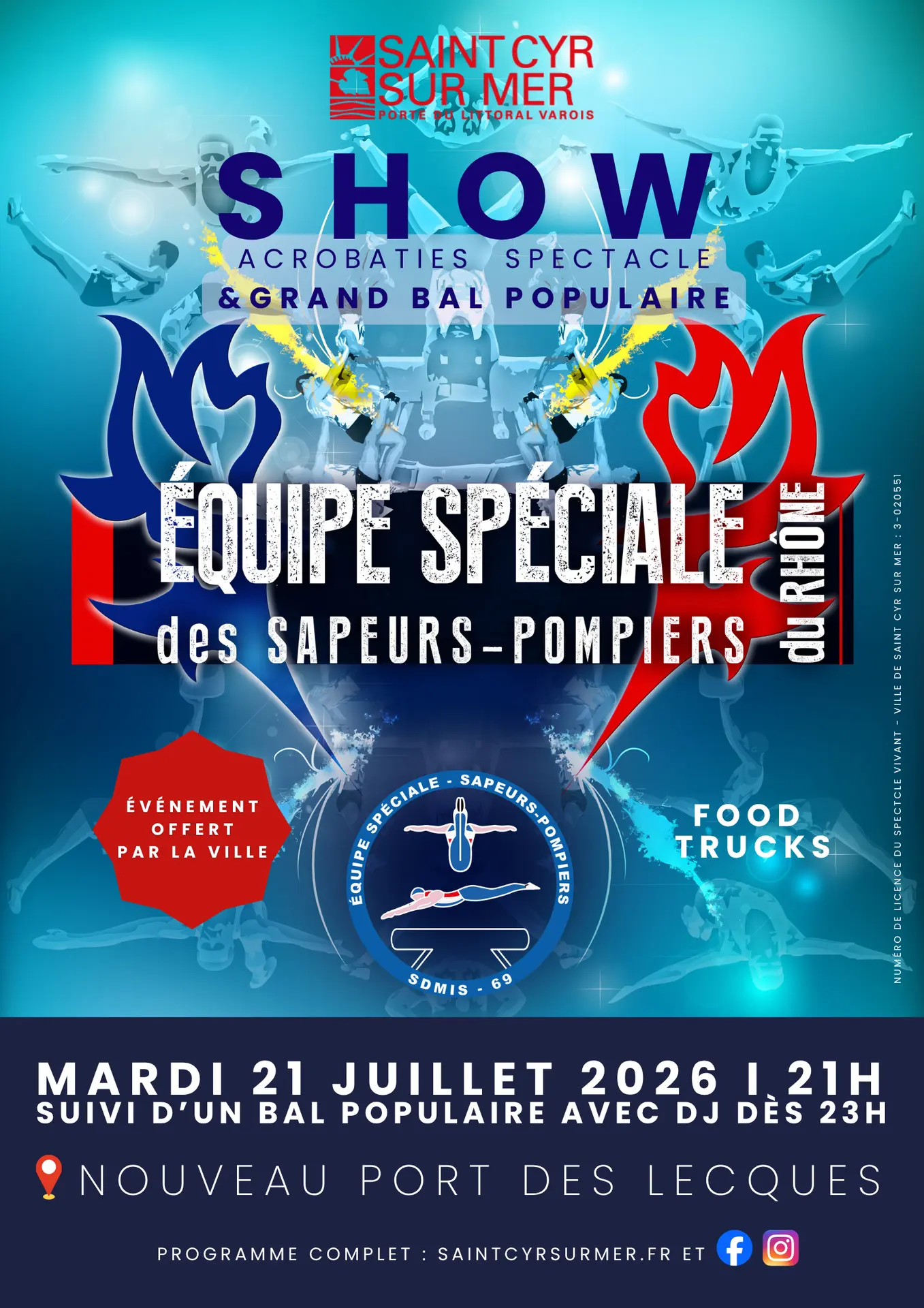 Les Sapeurs Pompiers en Show & Grand Bal Populaire avec DJ