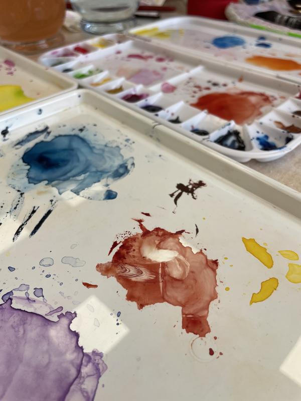 Parenthèse créative - le printemps à l'aquarelle