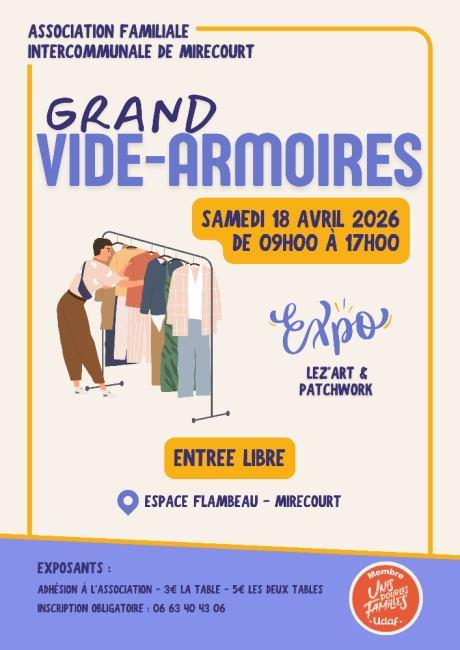 Grand Vide-Armoires de l'association familiale