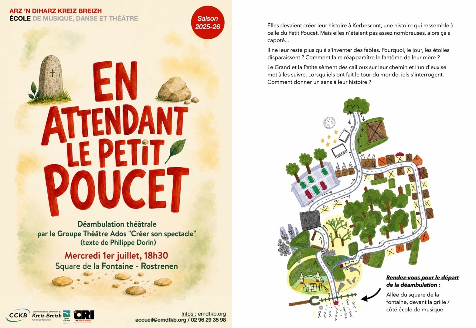 En attendant le Petit Poucet, déambulation théâtrale