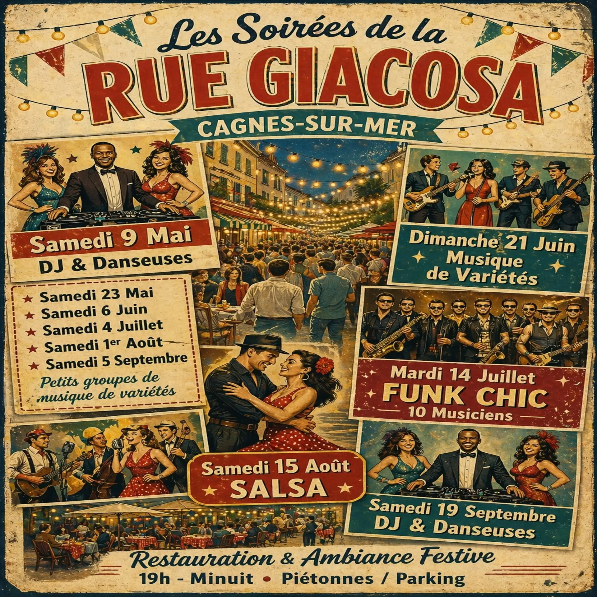 Les soirées de la rue Giacosa