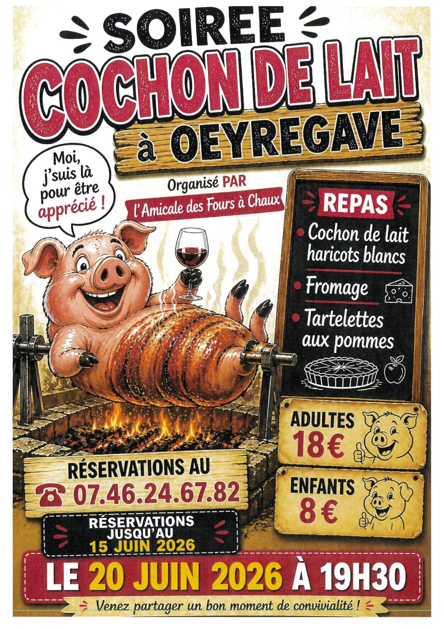 Soirée cochon de lait