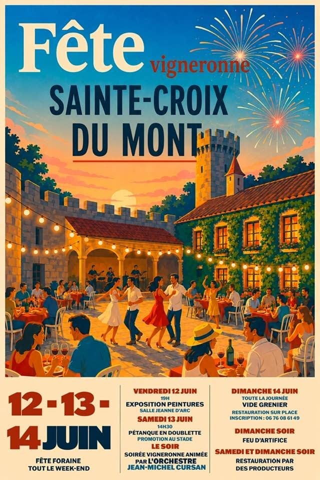 Fête Vigneronne Sainte-Croix du Mont
