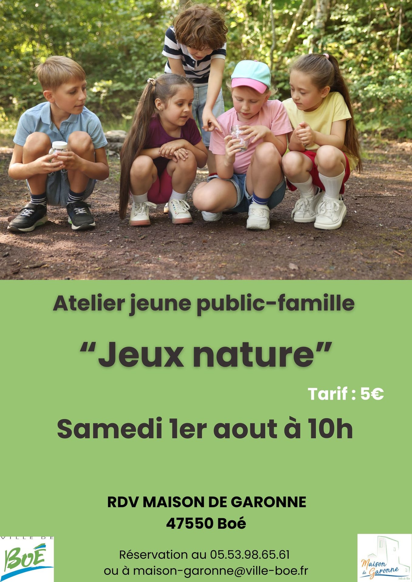 Atelier-animation "jeux nature"