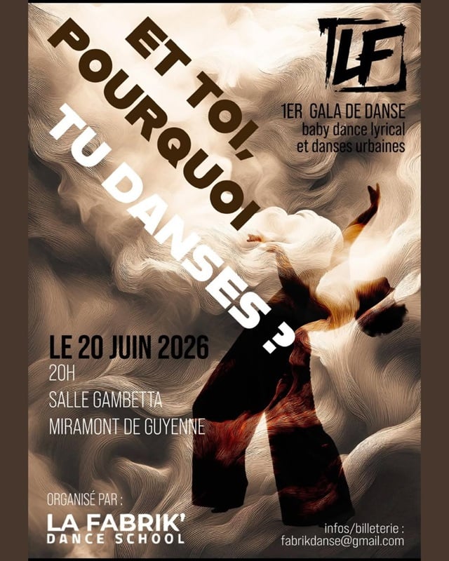Gala fin d'année de danse