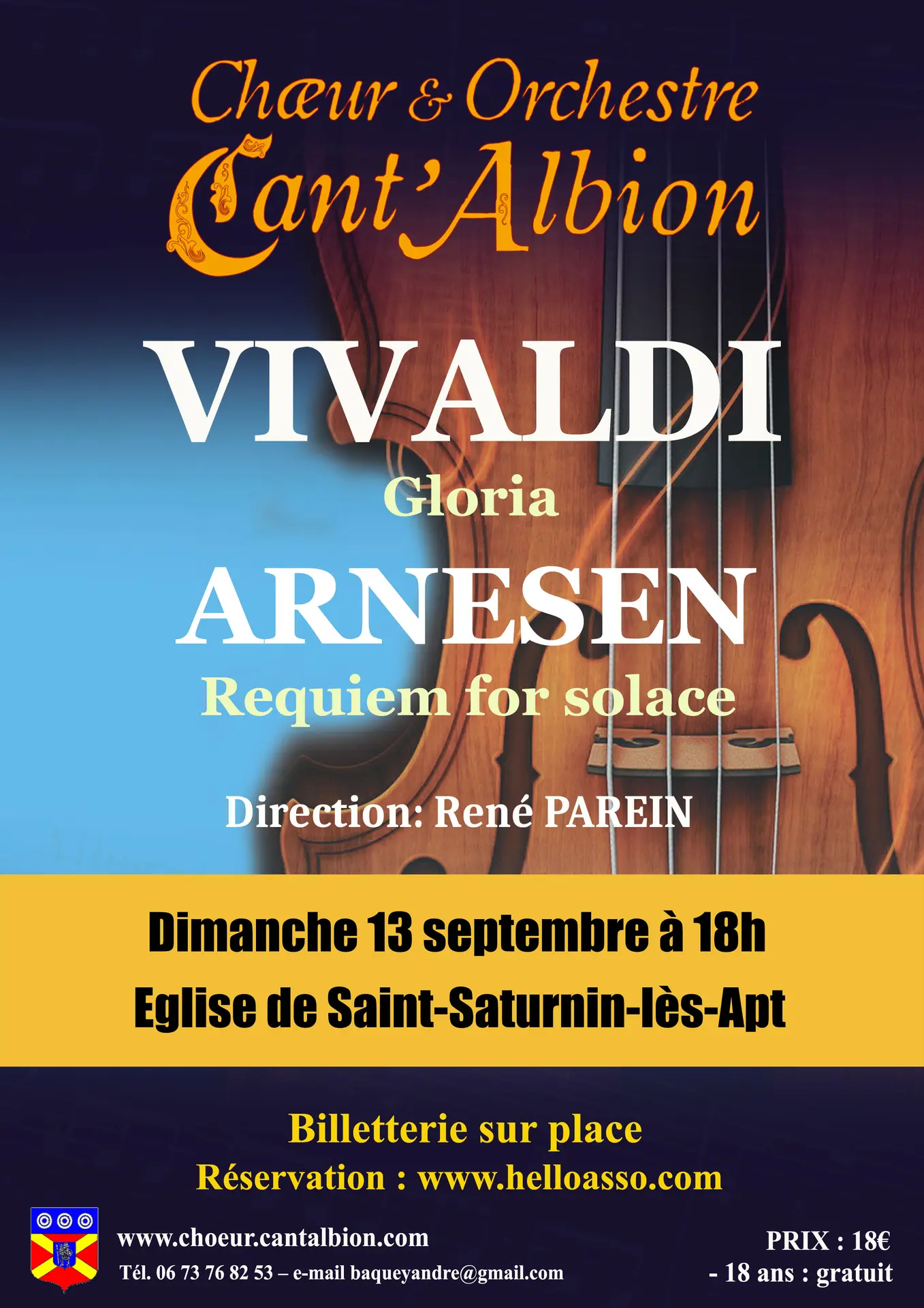 Concert Chœur Cant'Albion