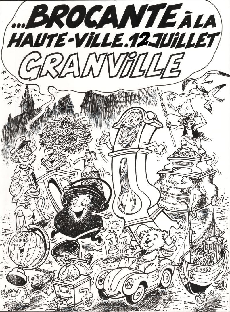 Brocante et Marché aux puces de la Haute Ville de Granville