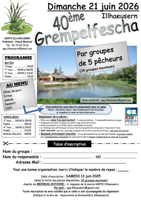 Grempelfescha - Concours de pêche par équipe