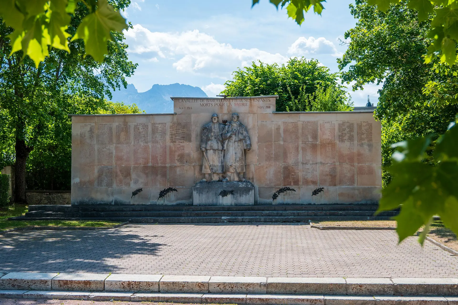 Histoire du Monument aux Morts de Barcelonnette - Journées européennes du patrimoine