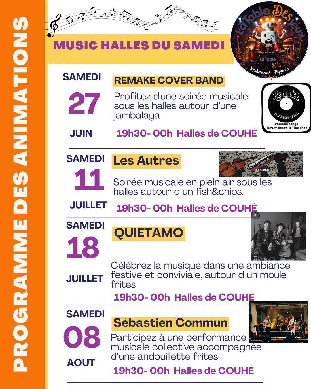 Music HALLES : Sébastien Commun