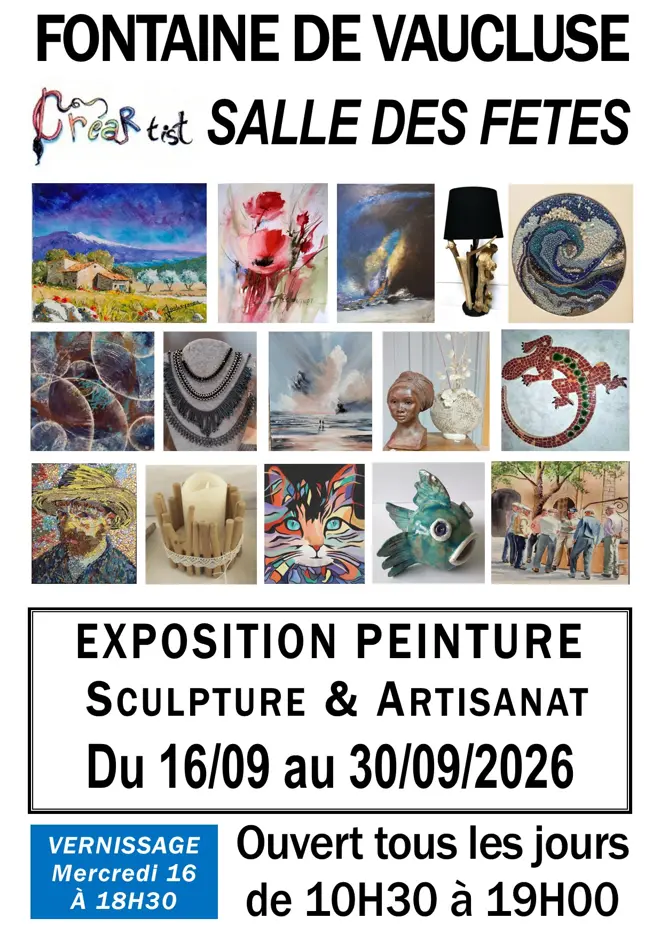 Exposition Peinture, Sculpture et Artisanat