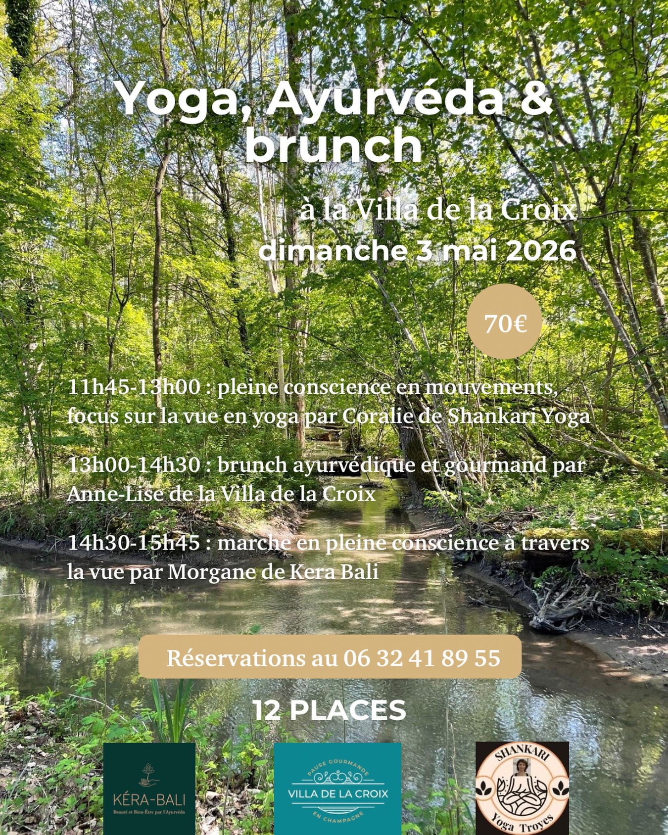 Yoga, Ayurvéda &amp; Brunch à La Villa de la Croix