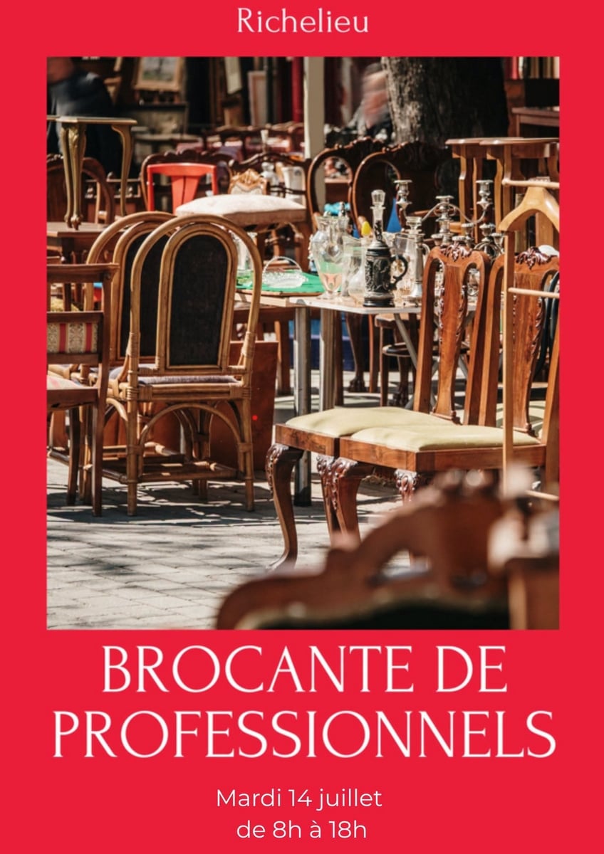 Brocante du 14 juillet et concert de Virginie