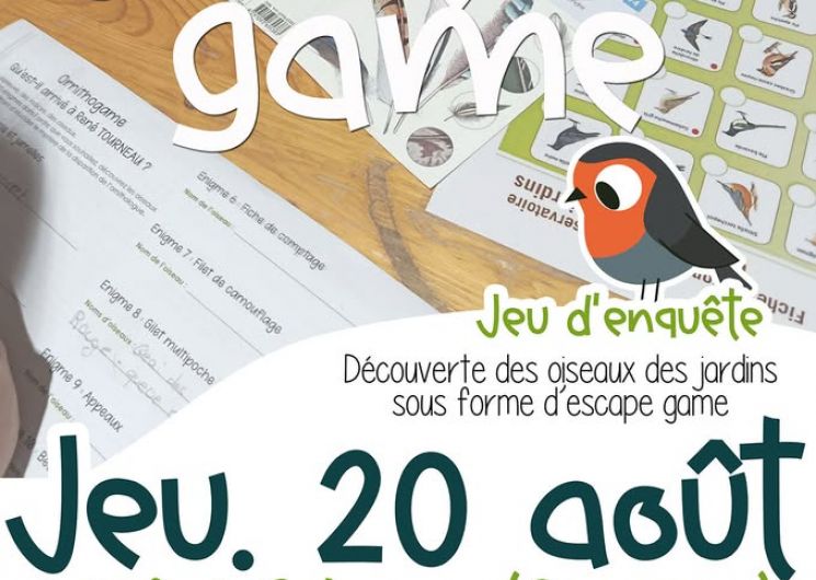 JEU D’ENQUÊTE : ORNITHOGAME