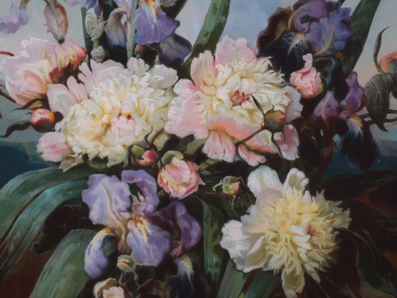 Atelier familles tulipes, stipes et cyanotype