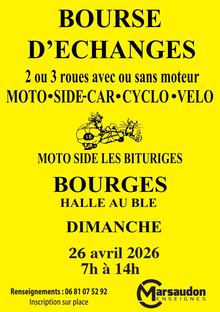 Bourse d'Échanges Moto-side car
