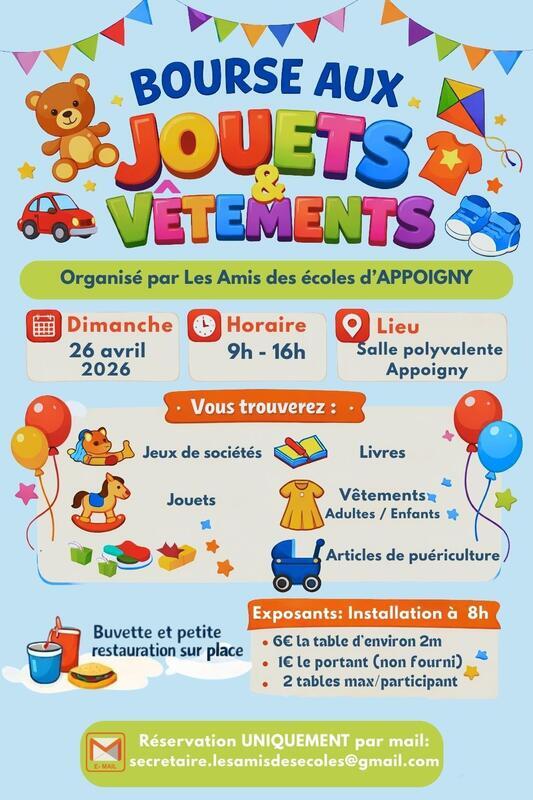 Bourse aux jouets et aux vêtements