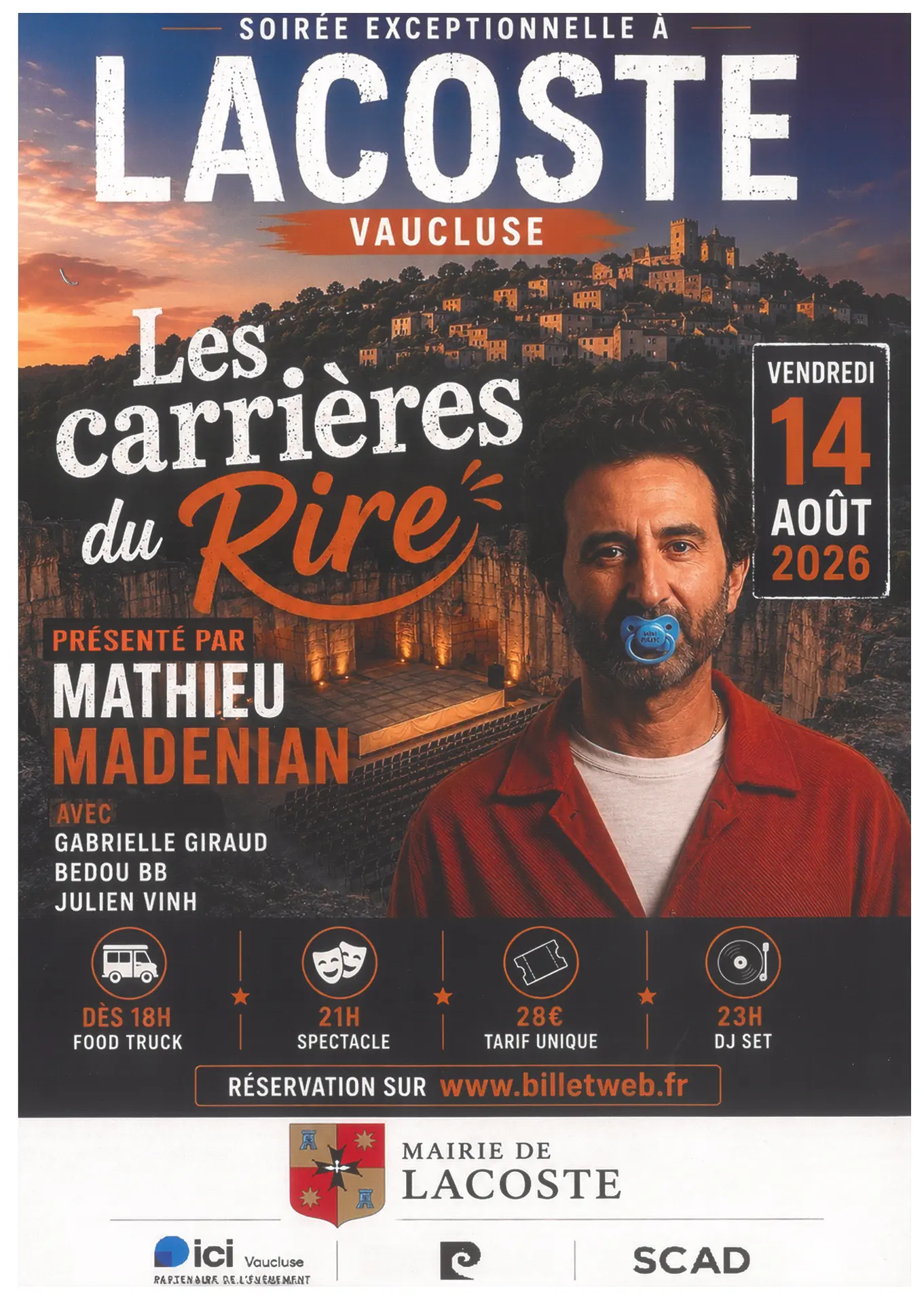 Les Carrières du rire présenté par  MATHIEU MADENIAN