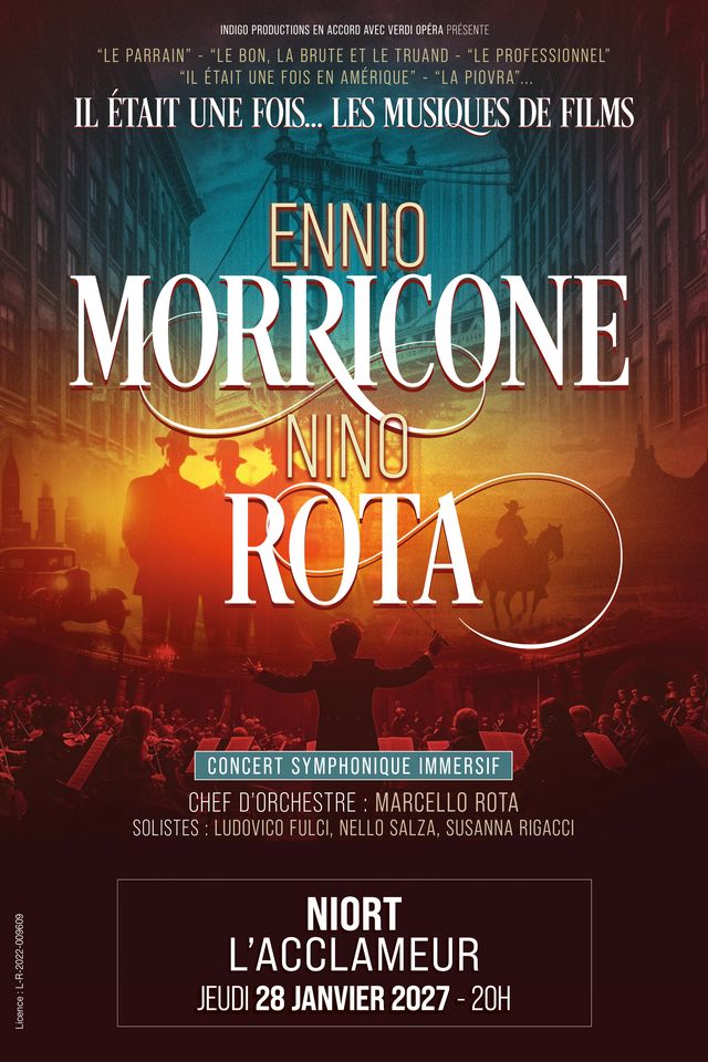 Il était une fois... Ennio Morricone & Nino Rota à Niort