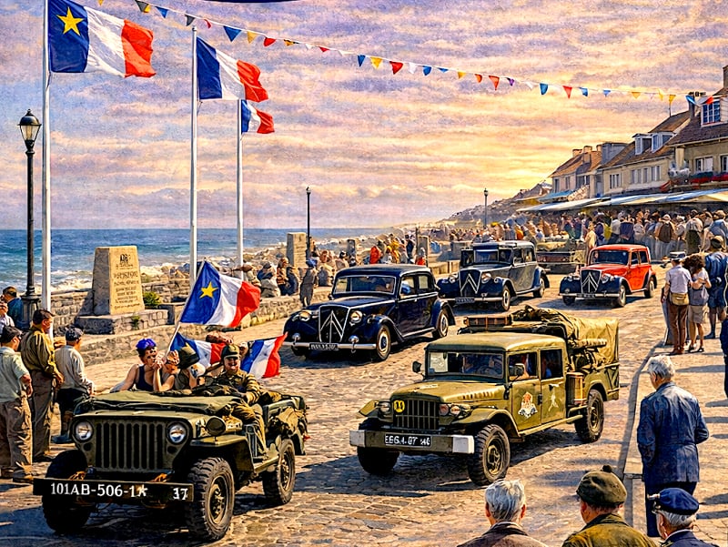 Festival La Semaine Acadienne : Exposition de véhicules civils et militaires des années 40