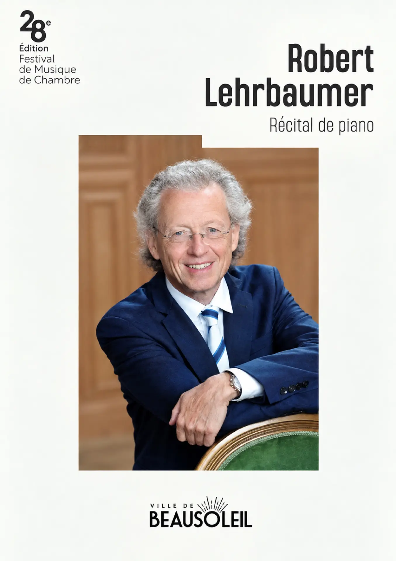 28ème Festival de Musique de Chambre : Robert Lehrbaumer (récital de piano)