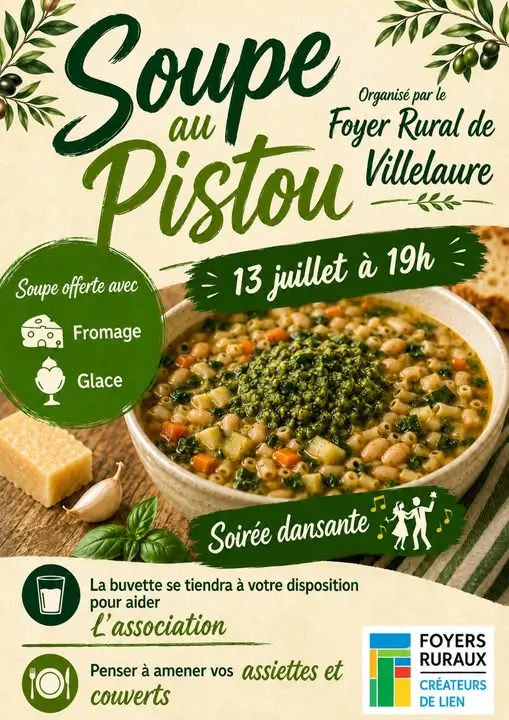 Soupe au pistouà Villelaure