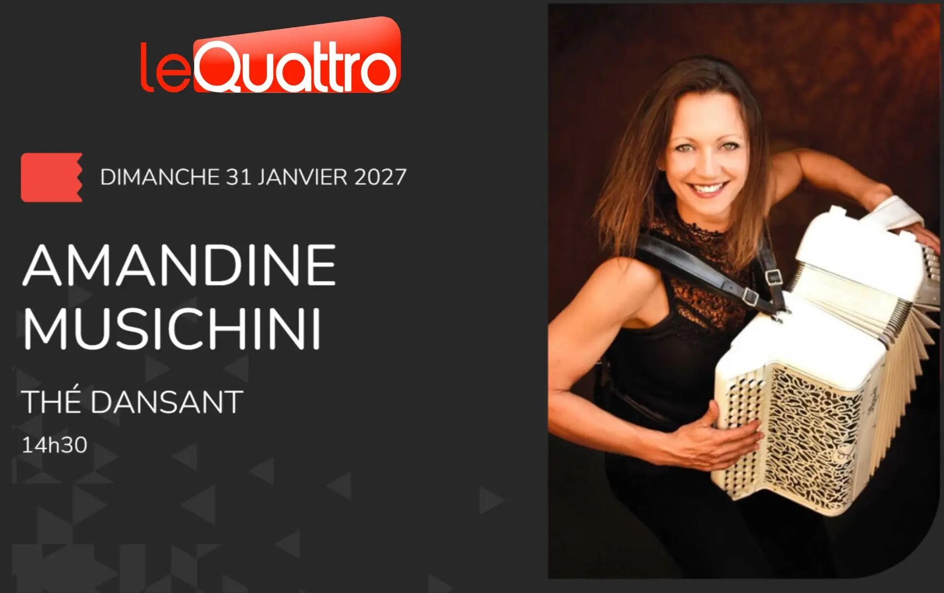 Thé dansant avec Amandine Musichini,